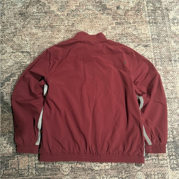 Volcom Maroon Zip Up Jacket - Picture 2 of 7